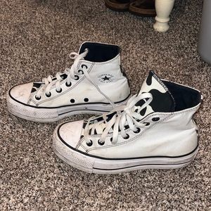 Customized High top Converse platforms